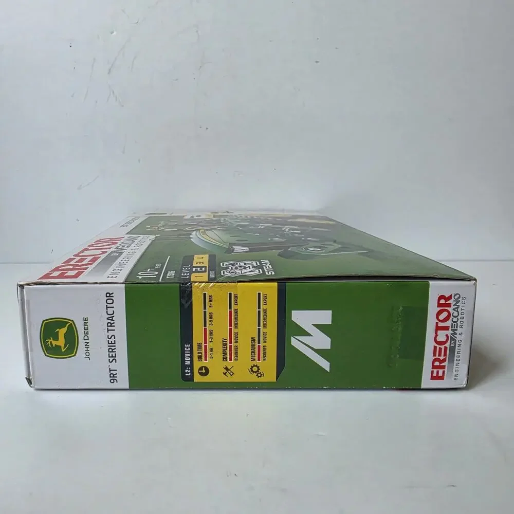 John Deere Erector Meccano 9RT Series Tractor Steam Engineer Robot Open Box